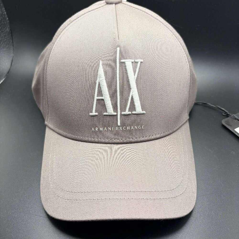 Armani Exchange A|X Logo Hat Taupe Snapback NWT